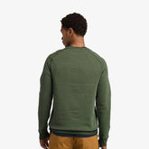 Timberland Exeter River Felpa girocollo con retro spazzolato Nero Verde Foresta